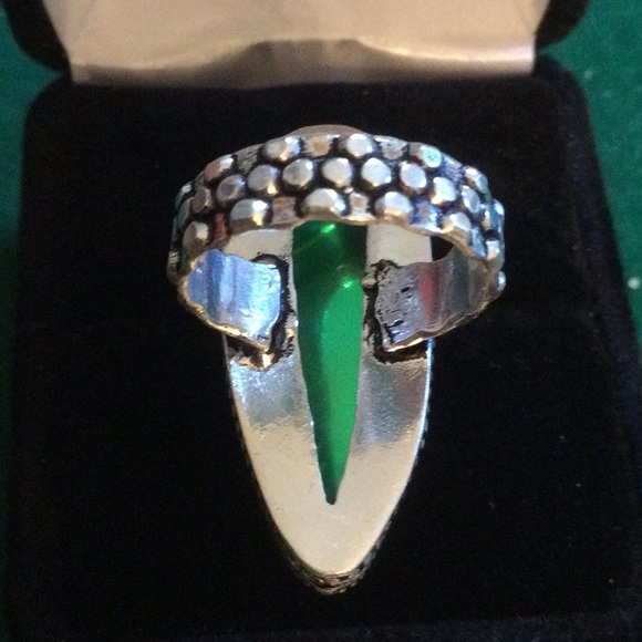 Color Change Aqua Aura Quartz Ring - Picture 9 of 11